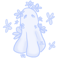 Crying Ghost Paranormal Sticker