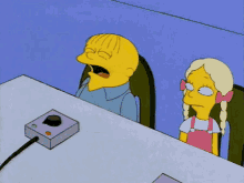 The Ugly Crying Test GIF - Comedy Animated Simpsons GIFs