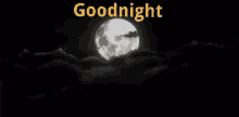 Good Night Full Moon GIF - Good Night Full Moon Sweet Dreams GIFs