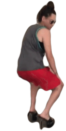 Twerking Shake Your Booty Sticker - Twerking Shake Your Booty Dancing Stickers