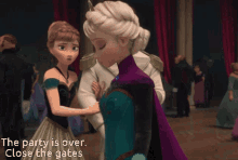 Frozen Elsa GIF - Frozen Elsa Close The Gates GIFs