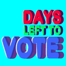 Four Days Four Days Left To Vote GIF - Four Days Four Days Left To Vote Go Vote GIFs