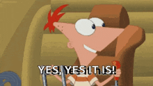 Phineas Phineasandferb GIF - Phineas Phineasandferb Yes GIFs