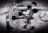 Steamboat Willie Mickey Mouse GIF