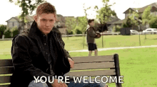 Jensen Ackles Youre Welcome GIF - Jensen Ackles Youre Welcome Thumbs Up GIFs