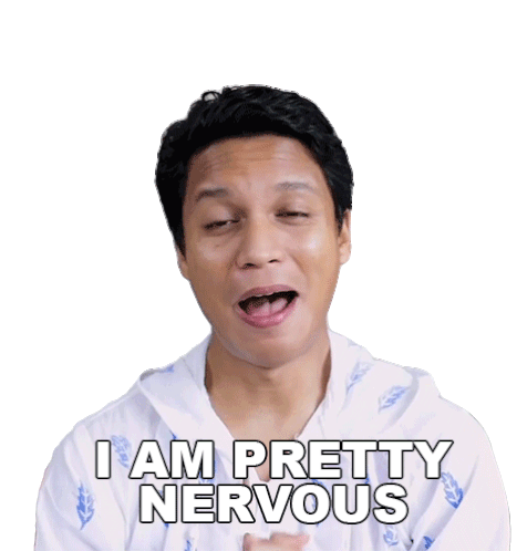I Am Pretty Nervous Vishal Sticker - I Am Pretty Nervous Vishal Buzzfeed India Stickers