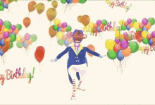 wogglebug happy birthday dance shake it balloons