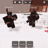a screenshot of a video game with the name alistair on the bottom right