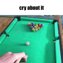 Cry About It Meme GIF - Cry About It Meme Mini Pool GIFs