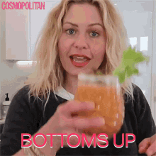 Bottoms Up Candace Cameron GIF - Bottoms Up Candace Cameron Cosmopolitan GIFs