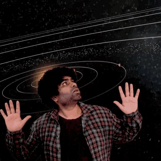 Outer Space Abish Mathew GIF - Outer Space Abish Mathew Son Of Abish GIFs