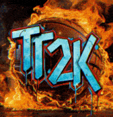 a basketball with the word tr2k on it