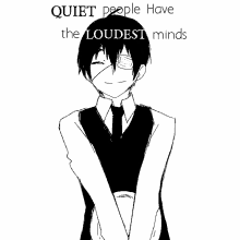 Quiet People Have The Loudest Minds Quiet GIF