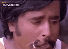 While Shaving Your Moustache.Gif GIF - While Shaving Your Moustache Meesai Sad GIFs