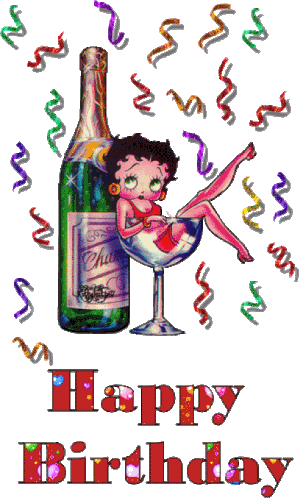 Happy Birthday Celebrate Sticker - Happy Birthday Celebrate Drink Stickers