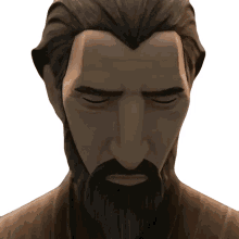 sad count dooku star wars tales of the jedi frowning miserable