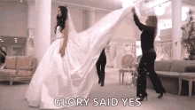 say yes to the dress glory said yes gown wedding