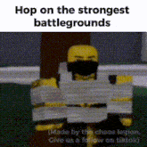 The Strongest Battlegrounds Funny GIF - The strongest