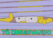 Simpsons Tô Observando / Tô De Olho / Só Observo GIF - Simpsons Im Watching You Watching GIFs
