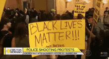 black lives matter police shooting protests
