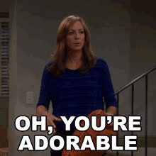 Oh Youre Adorable Bonnie Plunkett GIF - Oh Youre Adorable Bonnie Plunkett Allison Janney GIFs