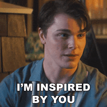I'M Inspired By You Buddy GIF - I'M Inspired By You Buddy Grease Rise Of The Pink Ladies GIFs