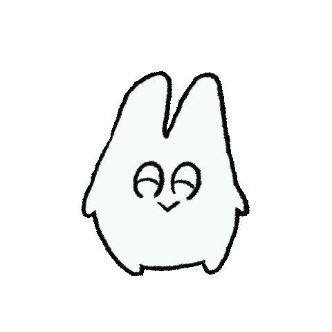 うさぎ ニギリポロリステンテン Sticker - うさぎ ニギリポロリステンテン Rabbit Stickers