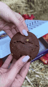 Insomnia Cookies Reeses Peanut Butter Filled Deluxe Cookies GIF