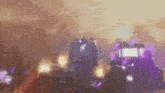 a computer generated image of a purple and orange robot