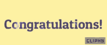 Congrats Cliphy GIF - Congrats Cliphy Success GIFs