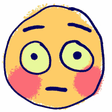 embarrassed emoji blushing