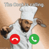 The Cook Call GIF - The Cook Call Calling GIFs