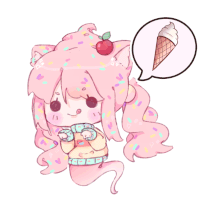 Anime Ice Cream Sticker - Anime Ice Cream Craving Stickers