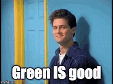 Green Is Good Smile GIF - Green Is Good Smile Handsome GIFs