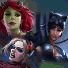 Harley Quinn Sirens GIF - Harley Quinn Sirens Poison Ivy GIFs