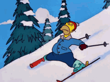 Simpsons Ski GIF - Simpsons Ski Moguls GIFs