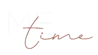 a white background with the word time written in brown