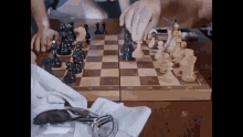 вицин шахматы играем  играть думаю друзья GIF - Vicin Chess Thinking GIFs