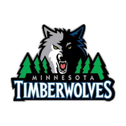 Minnesota Timberwolves Basketball Sticker - Minnesota Timberwolves Basketball Nba Stickers