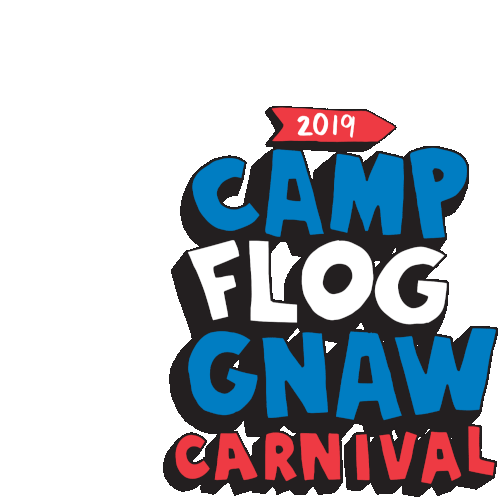 Camp Flog Gnaw Carnival Sticker - Camp Flog Gnaw Carnival 2019 Stickers