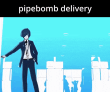 Pipebomb Delivery Boom Boom GIF - Pipebomb Delivery Boom Boom Bomb GIFs