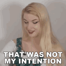 That Was Not My Intention Sophie GIF - That Was Not My Intention Sophie Tearastar GIFs