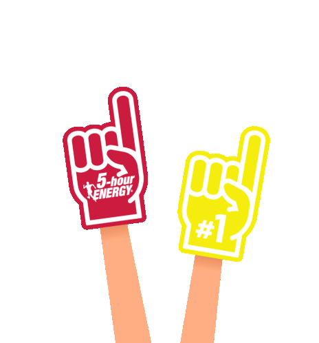 5hour Energy Giant Hands Sticker - 5hour Energy Giant Hands Sports Stickers