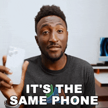 It'S The Same Phone As Last Year Marques Brownlee GIF - It'S The Same Phone As Last Year Marques Brownlee The Same Mobile Device As Last Year'S Model GIFs