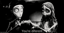 Different Is Good GIF - Corpse Bride Johnny Depp Emily Watson GIFs