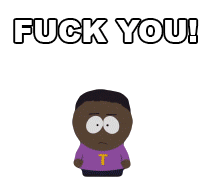 Fuck You South Park Sticker - Fuck You South Park Tolkien Stickers