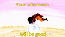 Enjoy Your Afternoon Afternoon GIF - Enjoy Your Afternoon Afternoon Goku Afternoon GIFs