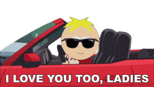 I Love You Too Ladies Butters Stotch Sticker - I Love You Too Ladies Butters Stotch South Park Stickers