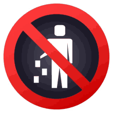 no littering symbols joypixels do not litter avoid littering