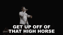 Get Up Off Of That High Horse Breland GIF - Get Up Off Of That High Horse Breland High Horse Song GIFs